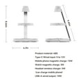 thumbnail image 5 of ITIGOITIE Wireless Charger, 5-in-1 Magnetic, Mobile Phone/Watch/Headset Fast Charge, Ambient Lamp, Marble, 5 of 12