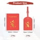 thumbnail image 3 of Conjunto de Funda para Pasaporte y Etiqueta de Equipaje Uxcell - Funda de Pasaporte de Privacidad Segura - Etiquetas de Maleta - [Rojo - Cuero PU] Accesorios de Viaje, 3 of 7