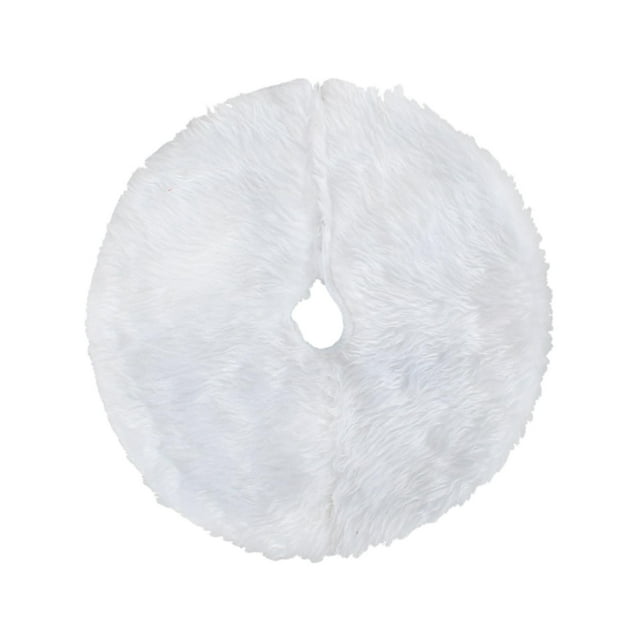 Christmas Tree Skirt Base Cover Holiday Decorations Xmas Tree Skirt for Outdoor White