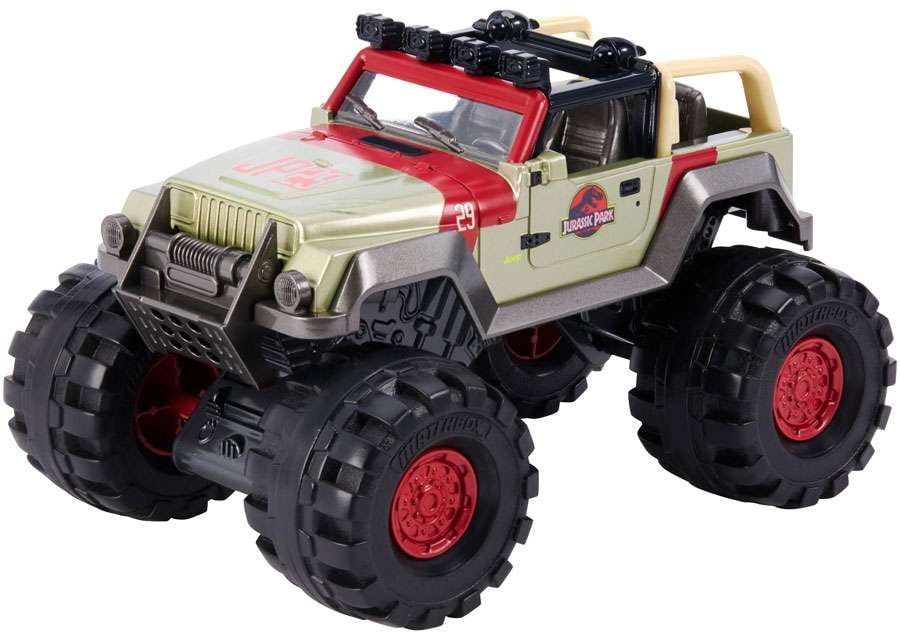 Jurassic World Matchbox '93 Jeep Wrangler Diecast Vehicle