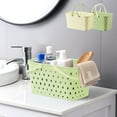 thumbnail image 7 of STPToys Portable Shower Caddy Plastic Basket,Cleaning Shower Basket with Handle for Bathroom Kitchen Dorm Storage & Organization - Green, 7 of 7