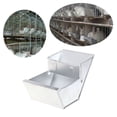 thumbnail image 3 of Fairnull Rabbit Hutch Trough Feeder Drinker Food Bowl Equipment Tool for Farming Animals, 3 of 10