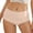 Beige, variant on Women's Sports Yoga Breathable Solid Stitching Seamless High Waist Underwear Beige S