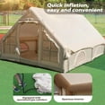 thumbnail image 5 of Esheno Inflatable Tents for Camping 4-8 Person with Hand Pump Quick Setup 4-Season Family Tent Waterproof Windproof 420D Oxford Fabric, 5 of 7