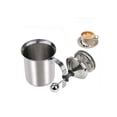 thumbnail image 1 of Espumador de leche manual Wuudi, espumador de leche de acero inoxidable de 800 ml con doble malla para café, café con leche, chocolate caliente, café, capuchino, espumador, crema Vhermosa  LL-2270, 1 of 5