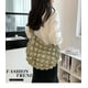thumbnail image 4 of Amzcrzy Caja De Almacenamiento De Adornos, Bolsas De Mano Acolchadas Para Mujeres, Bolso De Hombro Acolchado, Bolsas De Mano Grandes Acolchadas De Algodón, Contenedores De Almacenamiento De Celosía C, 4 of 4