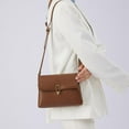 thumbnail image 6 of Fashion One Shoulder Small Square Bag Soft Leather Solid Color Simple Crossbody Bag, 6 of 9