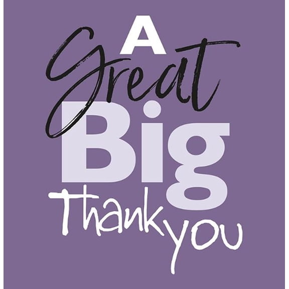 Exley Thank You A Great Big (Hardcover)