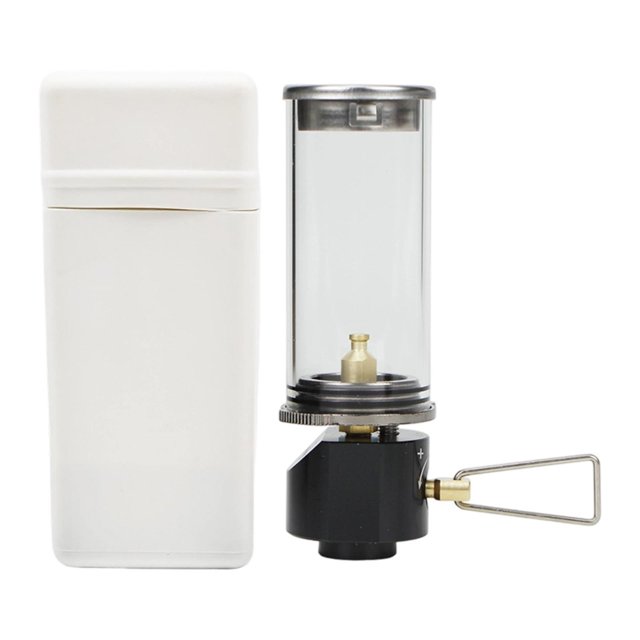 Linterna de gas para acampar al aire libre, accesorio de iluminación portátil, elegante linterna de gas para tienda de campaña, para viajes, picnic,