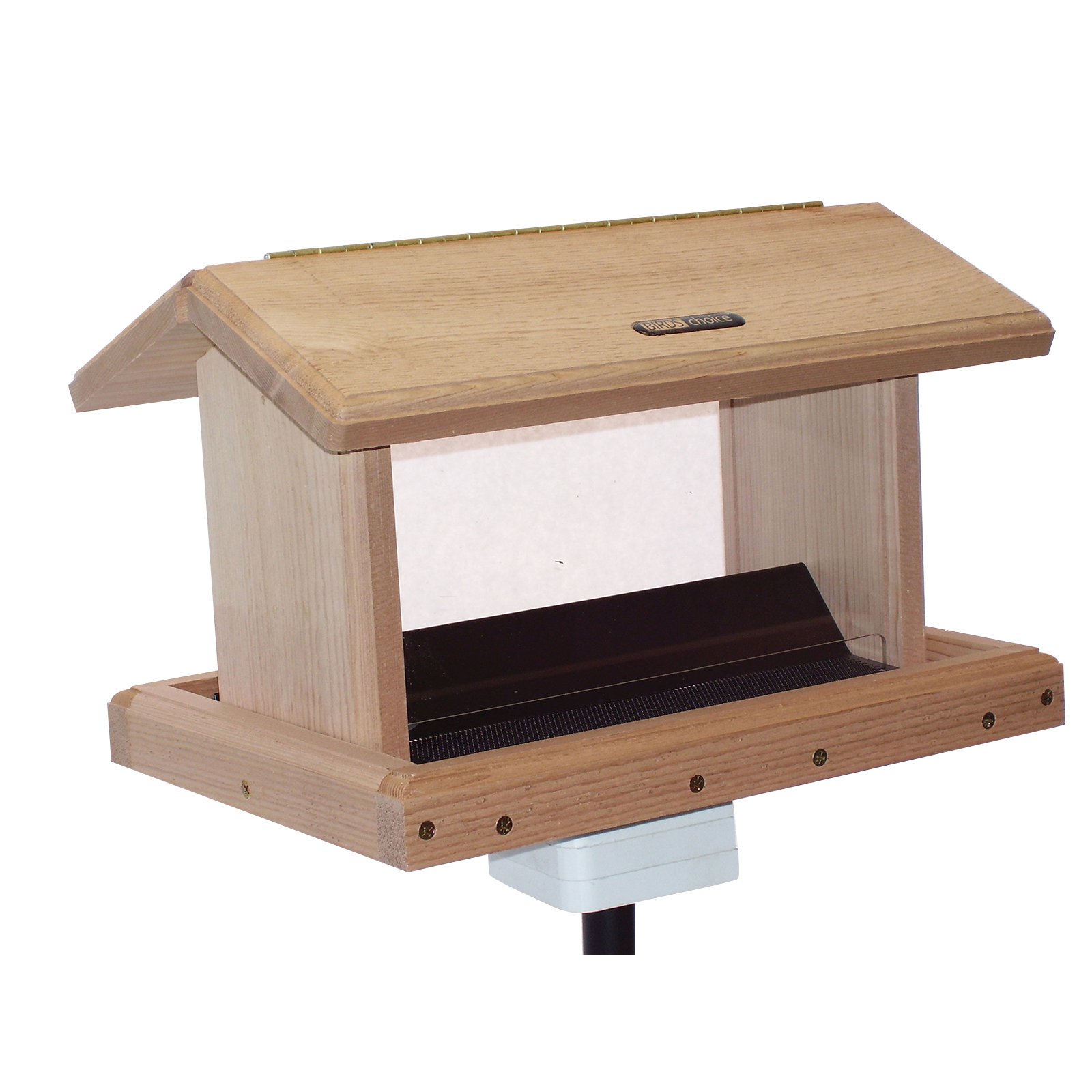 Birds Choice 5 Qt Cedar Hopper Bird Feeder Walmart Com