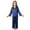 Navy, variant on larppty Pajama Set for Kid Baby Boy Girl Button-up Silk Pajama Sleepwear Nightwear Loungewear Clothes Set Gifts for Kids (7-8 Years,Light Blue)