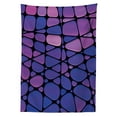 thumbnail image 3 of Ambesonne Abstract Tablecloth Rectangular Table Cover, Stained Graphic Drops, 60"x90", Purple Pink Black, 3 of 4