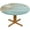 Seashells, variant on Seashells Round Table Cloth Wooden Nautical Starfish Elastic Edged Table Cover Fade and Stain Resistant Table Cloths Easy to Clean Fits Tables 40-44" Diameter
