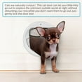 thumbnail image 3 of Ownpets Pet Cat Door, White PVC Plastic Small Dog Lockable Flap Lightweight Gate for Glasses Wooden Mount, 3 of 8