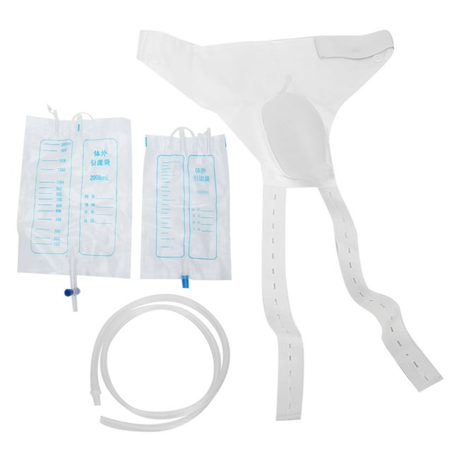 Embudo urinario de silicona reutilizable para hombres y mujeres - Bolsa recolectora de orina a prueba de fugas