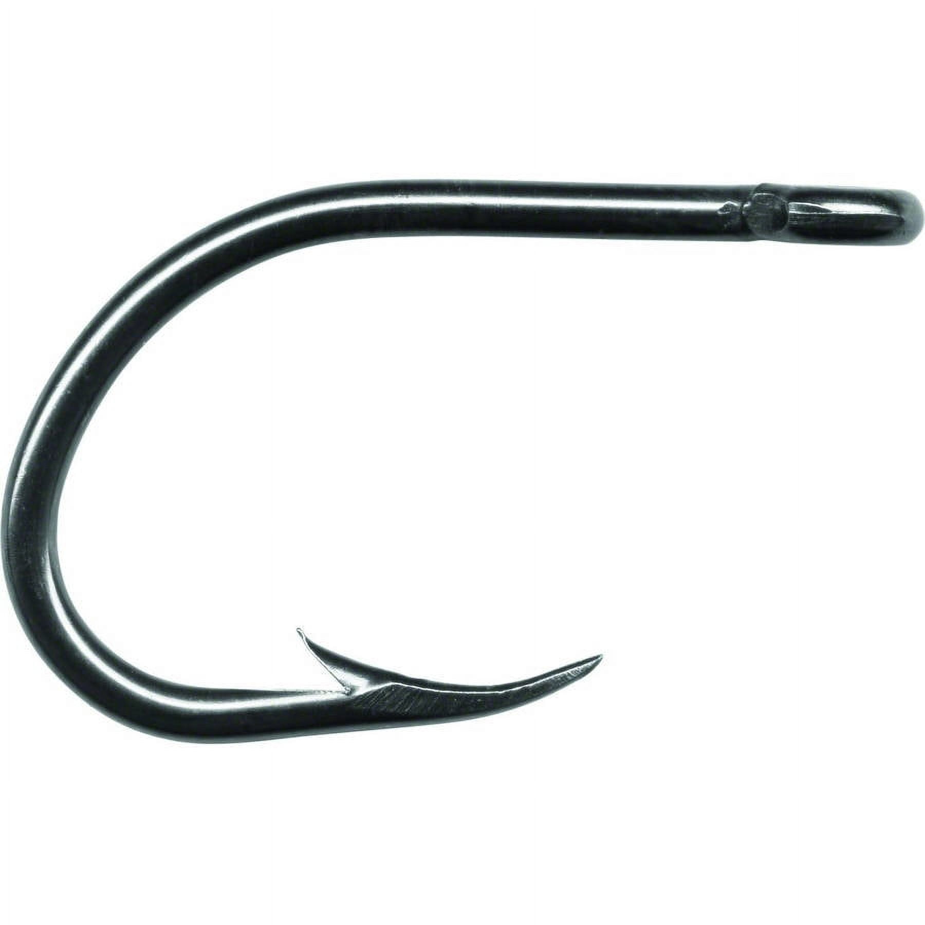 (2 pack) Mustad O'Shaughnessy Live Bait Hook (Black Nickel) - #1 10pc