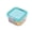 Mint Green, variant on PackIt MOD Snack Customizable Bento Container, Mint with Leak-resistant Divider