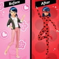 thumbnail image 5 of Miraculous Cat Ladybug Superhero Secret Marinette with Ladybug Fashion Outfit by Playmates Toys, 5 of 5