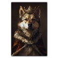 thumbnail image 3 of Dog Canvas Print Funny Swedish Vallhund Dog Painting Poster Vintage Wall Art Starry Night Artwork Picture for Bedroom Decor, 3 of 6