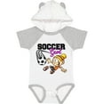 thumbnail image 3 of Inktastic Soccer Girl Girls Baby Bodysuit, 3 of 5
