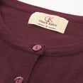 thumbnail image 6 of Grace Karin Classic Women's Button Down Crew Neck Sweater Knit Cardigan Long Sleeve (S~3XL), 6 of 8