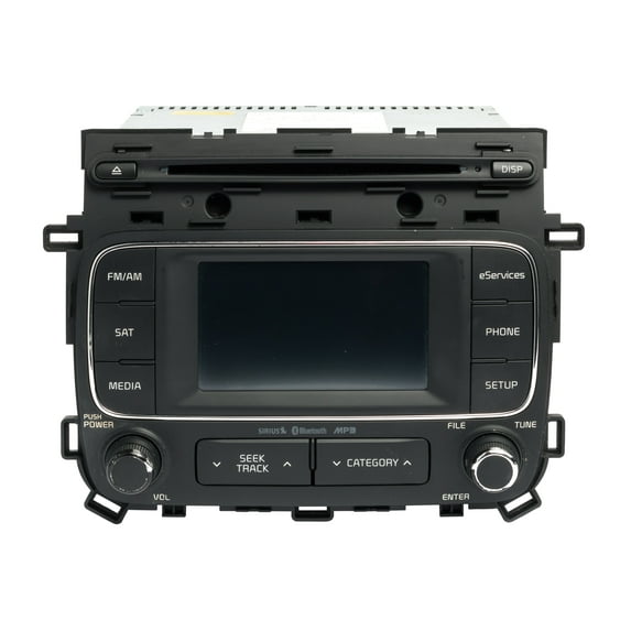 Restored 2014-2016 Kia Forte AM FM XM Bluetooth Single Disc CD MP3 Player 96160-A7401WK (Refurbished)