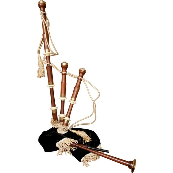 Roosebeck Full Size Sheesham Chalice Style Bagpipe w/ Black Cover, BGCCRB