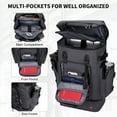 thumbnail image 5 of WITZMAN Carry on Travel Backpack for Men Convertible Large Duffle Bags for Airplane With Shoe Compartment Fit 17 inch Laptop (B691 Silvery Grey), 5 of 10