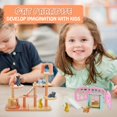 thumbnail image 3 of Iselyn Pet Pretend Play Toys 48 Piezas Figuras De Gatos Juguetes para Niños Centro De Cuidado De Gatos Detallado Realista con Accesorios Juegos De Juguetes Regalos Educativos para Niños Pequeños Niñas, 3 of 5