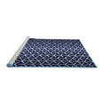 thumbnail image 2 of Ahgly Company Machine Washable Indoor Rectangle Abstract Blue Modern Area Rugs, 6' x 9', 2 of 4