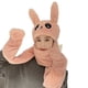 thumbnail image 1 of Gorro de invierno con bufanda, gorro animal novedoso de felpa, 1 of 5