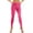 Hot Pink, variant on Busydd Leggings for Women Fashion Stretchy Solid Color Womens Yoga Pants Comfortable Pleated Workout Gym Womens Leggings