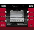 thumbnail image 6 of Bullet by Bull Stainless Steel Outdoor Kitchen Grill Set - Built-In Liquid Propane Grill, Perfect for Entertaining -BBQ Kitchen Isl& Bundle - Includes 4 Burner Grill, Single Access Door & Side Burner, 6 of 6