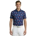 thumbnail image 6 of Birdie Bound Men's and Big & Tall Firecracker Popsicle Print Polo Top, Sizes XS-4XLT, 6 of 6