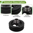 thumbnail image 4 of Unique Bargains Engine Harmonic Balancer Crankshaft Pulley for Ford F-150 2011-2020 No.BR3Z6312B, 4 of 6