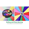 thumbnail image 5 of WinSpin 18 Inch Tabletop Color Prize Wheel 14 Slots Editable Fortune Carnival Spinning Game, 5 of 9