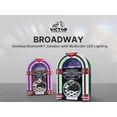 thumbnail image 5 of Victor VDTJ-1550 Broadway Altavoz Bluetooth CD Jukebox de escritorio con radio FM, iluminación LED multicolor y entrada auxiliar: perfecto para transmisión de música de estilo retro e iluminación ambi, 5 of 5