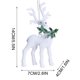 thumbnail image 3 of Christmas Flocking Wreath Cute Scene Solar Decorative Pendant, 3 of 6