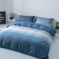 thumbnail image 2 of Bedding Comforter Gradient Blue - 3 Piece - Queen, 2 of 5