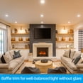 thumbnail image 3 of TORCHSTAR 4-Pack 4 Inch Slim LED Recessed Downlights with J-box, 10.5W Dimmable Ultra-Thin Canless Light, ETL & Energy Star Listed, 800lm, 4000K Cool White, 3-year warranty, White, 3 of 6