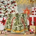 thumbnail image 4 of Fuzoiu Dinosaur Print Christmas Gift Bag,Burlap Gift Bag with Drawstring Closure & Hang Tag,Perfect for Holidays, Birthdays, and Special Occasions-Medium, 4 of 5