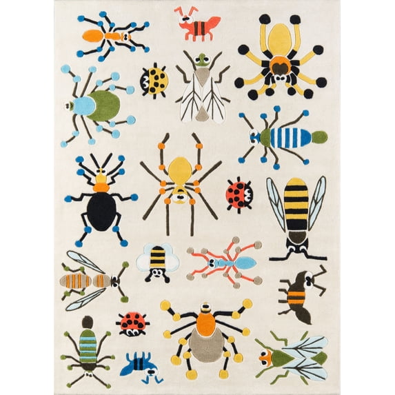 Momeni Animal Print Area Rugs, Off-White