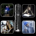 thumbnail image 4 of RYRDWP Mini LED Flashlight 3W Bright LED Compact Torch Waterproof Flashlight Ch ain Flash Light Out, 4 of 9