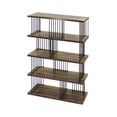 thumbnail image 4 of DAVEE Modern & Contemporary Antique Wood 4-tier Bookcase, 4 of 6