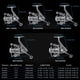 thumbnail image 3 of Front Drag Spinning Fishing Reel 5.5:1 Gear Ratio 10+1 Bearing Fishing Reel for Freshwater Saltwater, 3 of 5