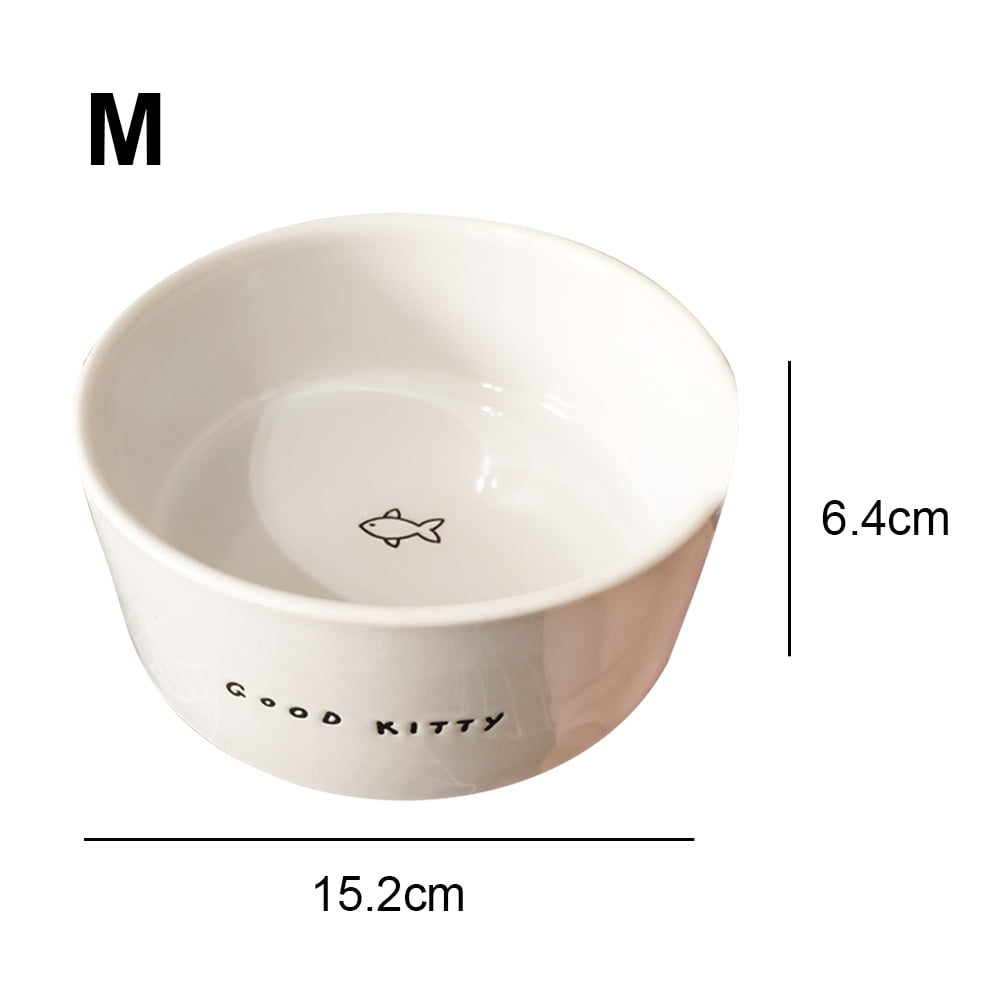 Dog bowl white 2025