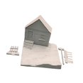 thumbnail image 4 of Kit de modelo de casa en miniatura a escala 1:72, diseño de escena DIY, herramienta educativa, accesorios únicos de microescena para constructores de, 4 of 10
