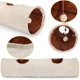 thumbnail image 4 of Túnel plegable para gatos, túnel arrugado para mascotas, túnel para cachorros y gatitos con bola, tubo de juego para mascotas, juguetes para conejos y gatitos, 4 of 5