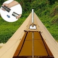 thumbnail image 6 of Strong Rustless Backpacking Stove Flue Pipe 4 Piece 2.36 Inch Flue Extension for Safe Outdoor Use, 6 of 9