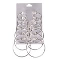 thumbnail image 1 of 6 Paires de Boucles d'Oreilles Créatives en Alliage, 1 of 6